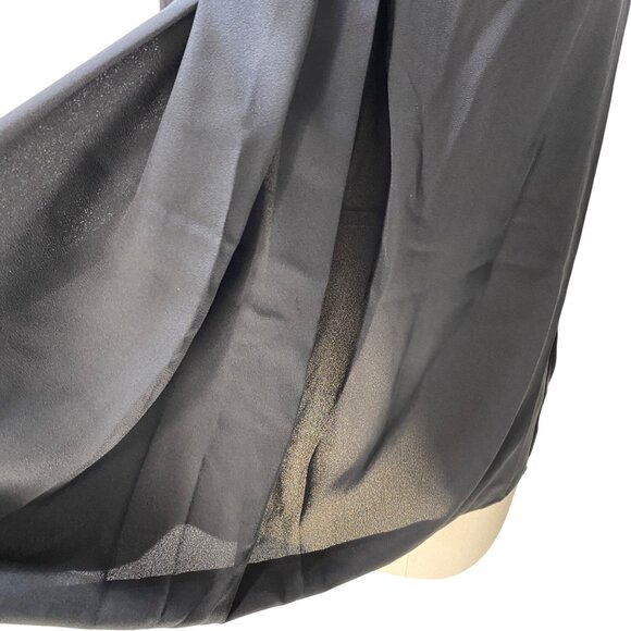 Simply Vera Want XS Black Sleeveless V-Neck‎ Blouse Flowy Breezy Evening - Picture 3 of 12